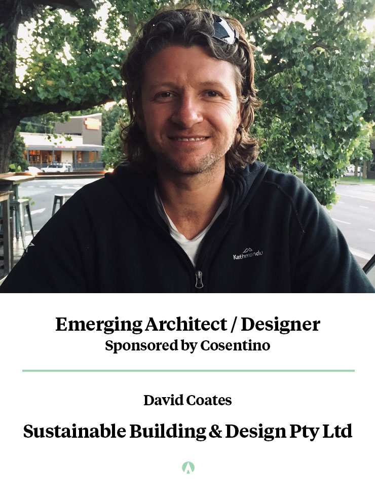 Emerging Sustainable Architect Winner - David Coates