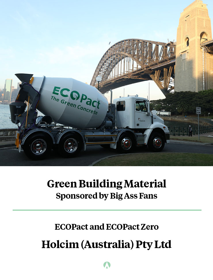 Green Building Material Winner - ECOPact and ECOPact Zero