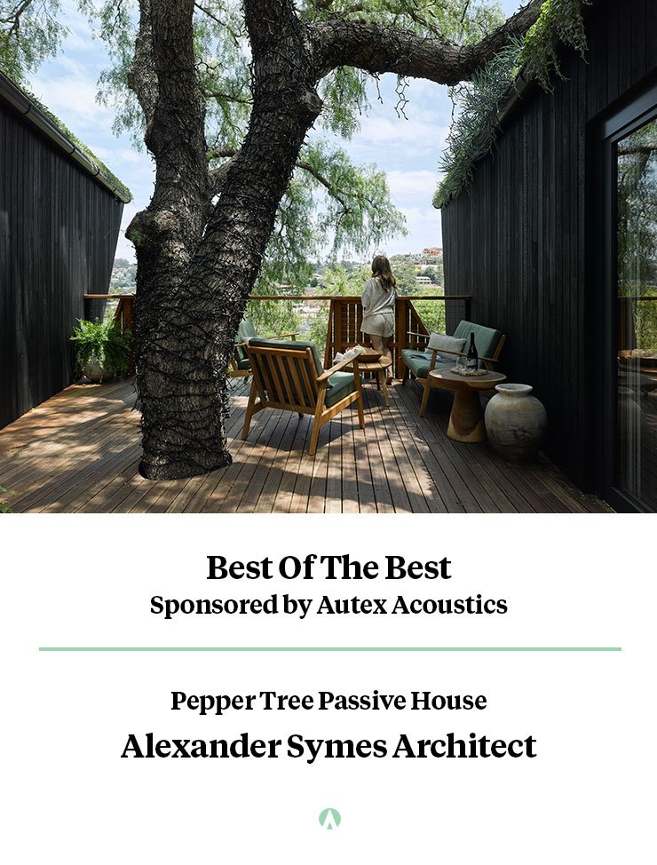 Best of the Best Winner - Pepper Tree Passive House, Alexander Symes Architect