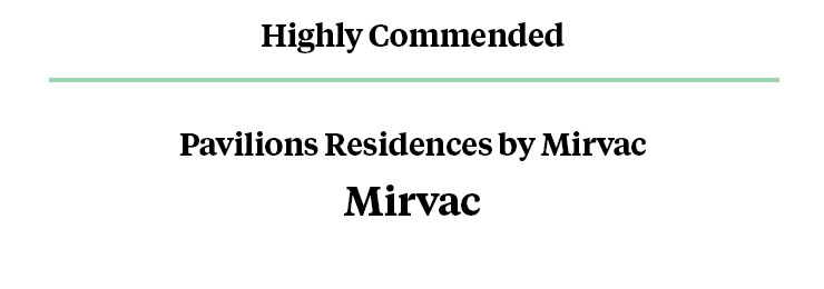 Landscape & Urban Highly Commended - Pavilions Residences by Mirvac, Mirvac