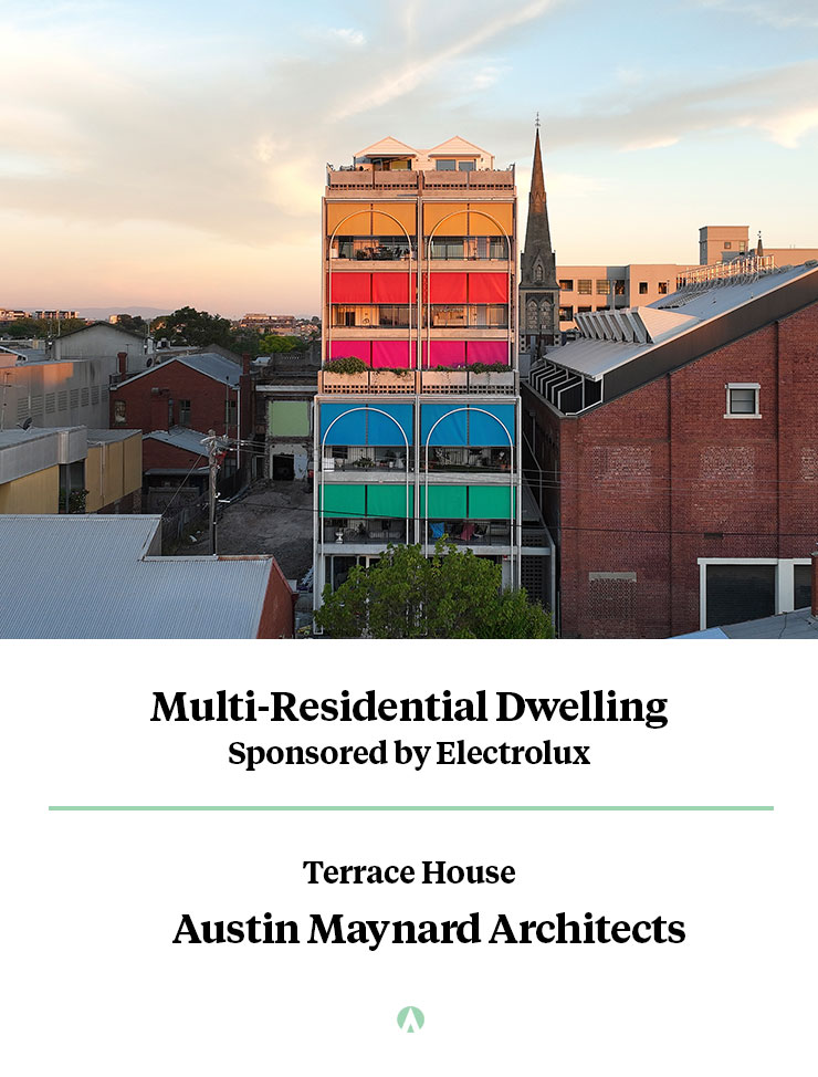 Multi-Residential Dwelling Winner - Terrace House, Austin Maynard Architects