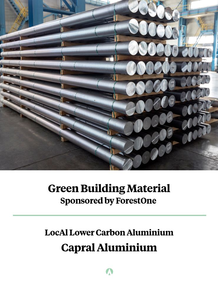 Green Building Material 2023 Winner - LocAl Lower Carbon Aluminium