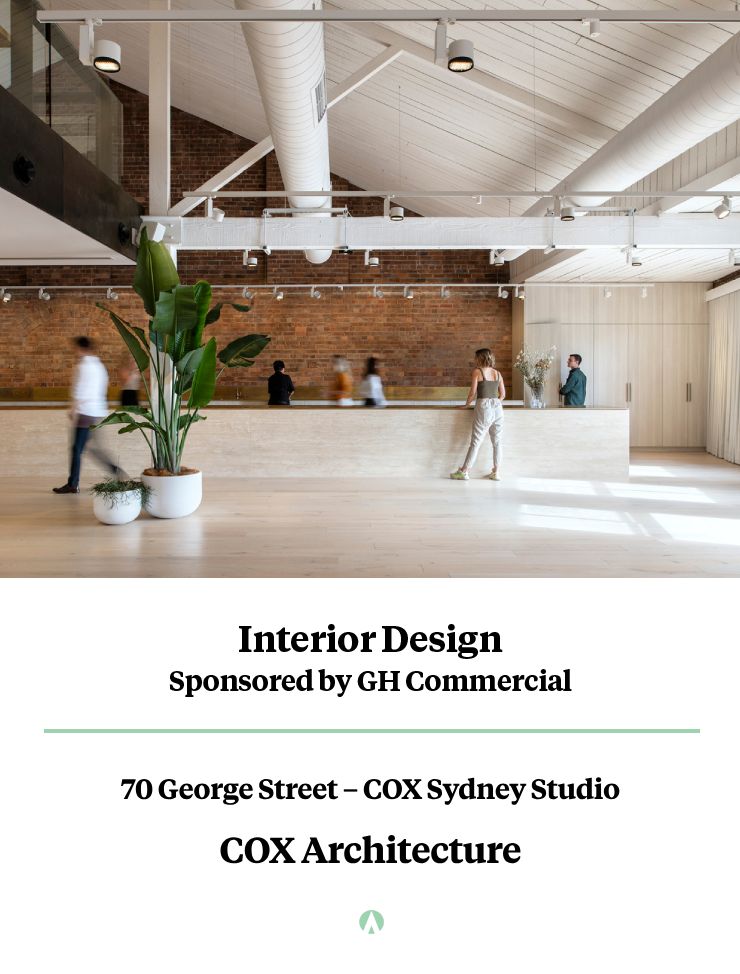 Interior Design 2023 Winner - 70 George Street - Cox Sydney Studio