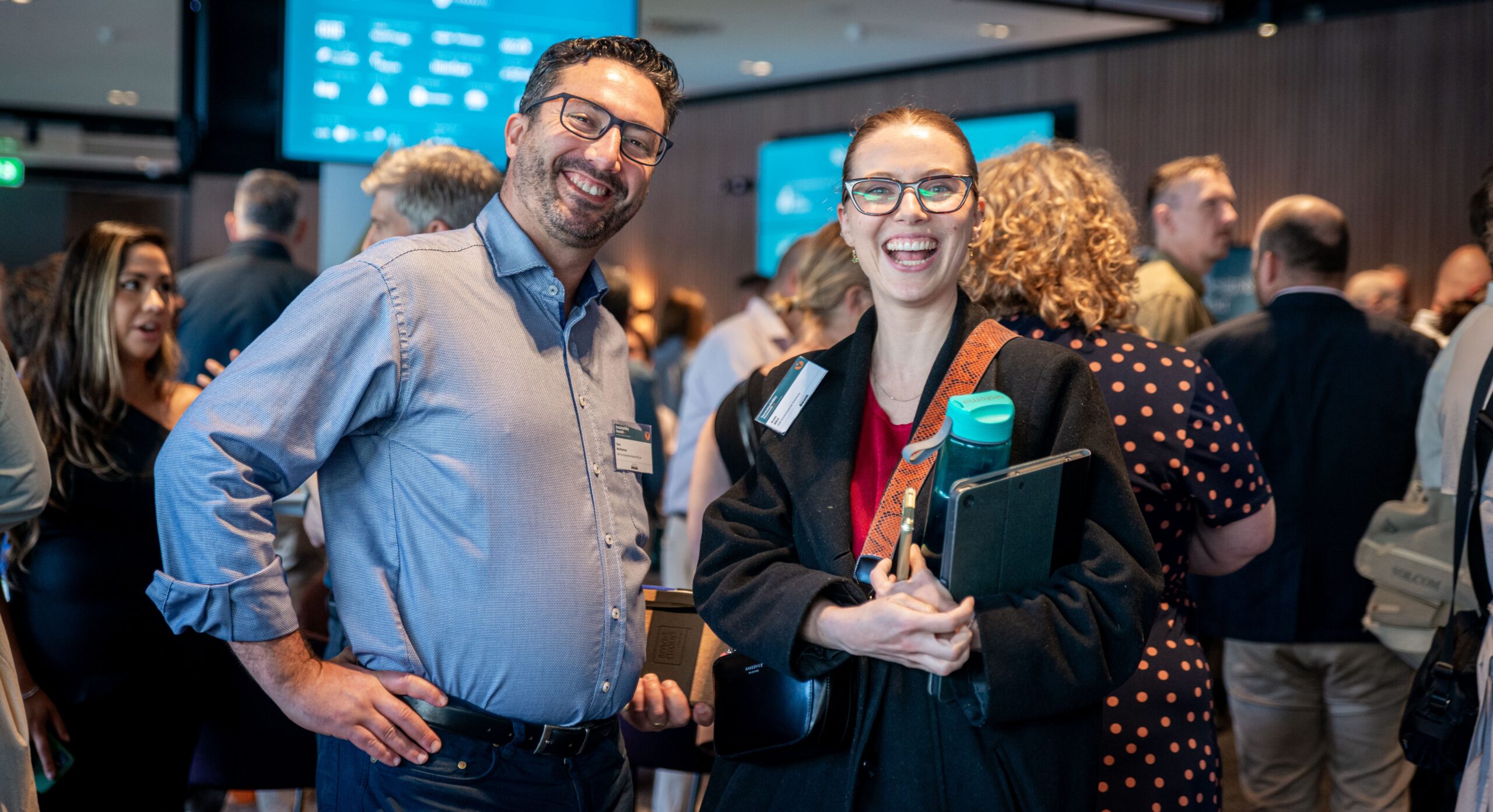 Summit Attendees smiling